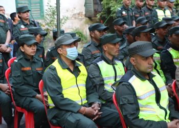 काठमाडौँका मुख्य चोकहरूमा महानगर प्रहरी सक्रिय