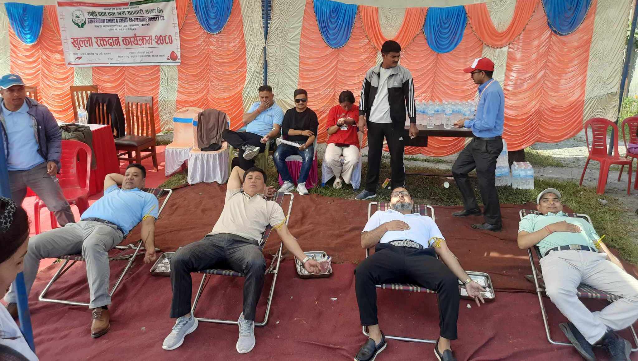 संबृद्धि सहकारीको रक्तदानमा ६७ युनिट रगत संकलन