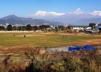 सरकारको प्राथमिकतामा परेन पोखराको क्रिकेट मैदान