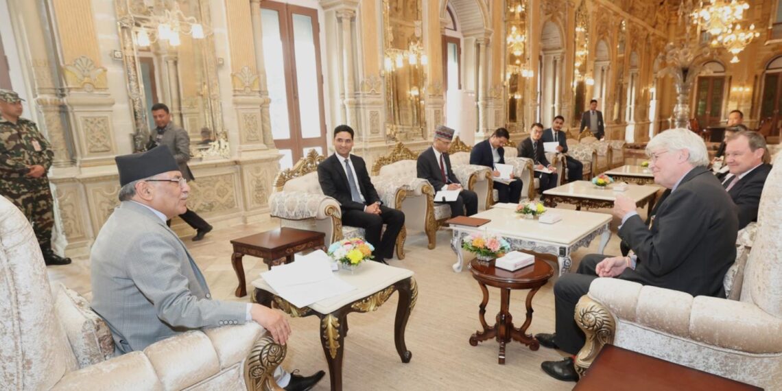 प्रधानमन्त्रीसँग बेलायतका विकासमन्त्रीको भेट