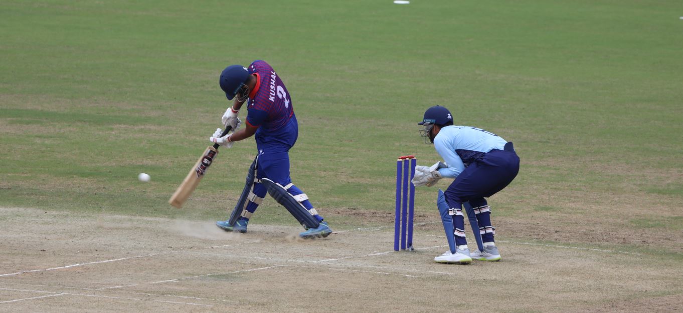 पुरुष क्रिकेटमा नेपालको यात्रा समाप्त, भारतसँग २३ रनले पराजित