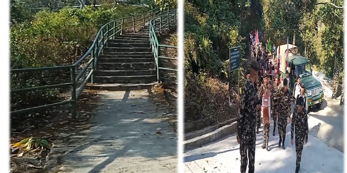 पदयात्रीको  रोजाईमा पर्दै सुसरीको फुर्से—साँगुरीगढी पदमार्ग