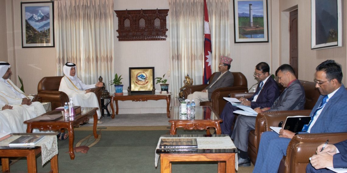 विपिन जोशीको रिहाइका लागि पहल गर्न कतारी विदेश राज्यमन्त्रीलाई आग्रह