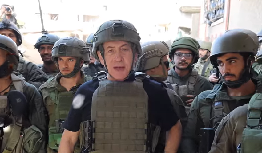 इजरायली प्रधानमन्त्री नेतान्याहुले गरे गाजाको भ्रमण