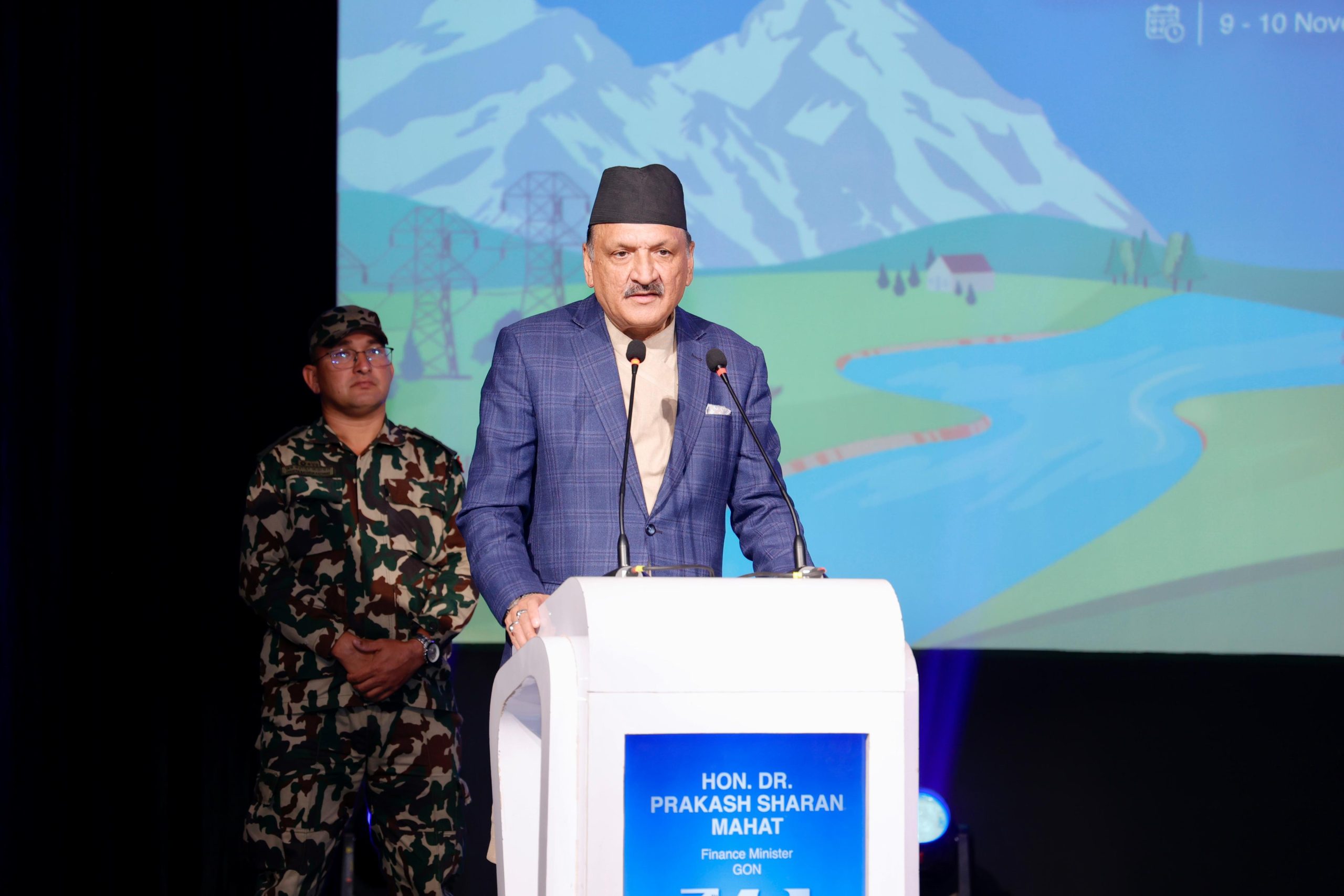 सुरक्षा दिन्छौं, नेपालको जलविद्युतमा लगानी गर्नुहोस्’: अर्थमन्त्री महत