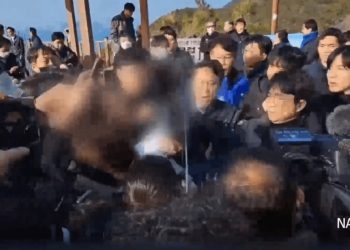 दक्षिण कोरियाका विपक्षी दलका प्रमुखमाथि आक्रमण