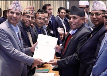 राष्ट्रियसभाको अध्यक्षमा दाहाल र शर्माको उम्मेदवारी