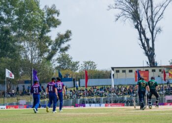 नेपालले २२३ रनको चुनौती पायो
