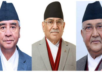 प्रधानमन्त्रीद्वारा कांग्रेस सभापति देउवा र एमाले अध्यक्ष ओलीसँग छलफल