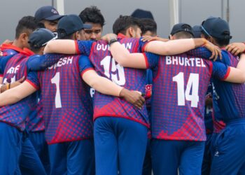 पपुवा न्युगिनीले नेपाललाई दियो १७२ रनको लक्ष्य