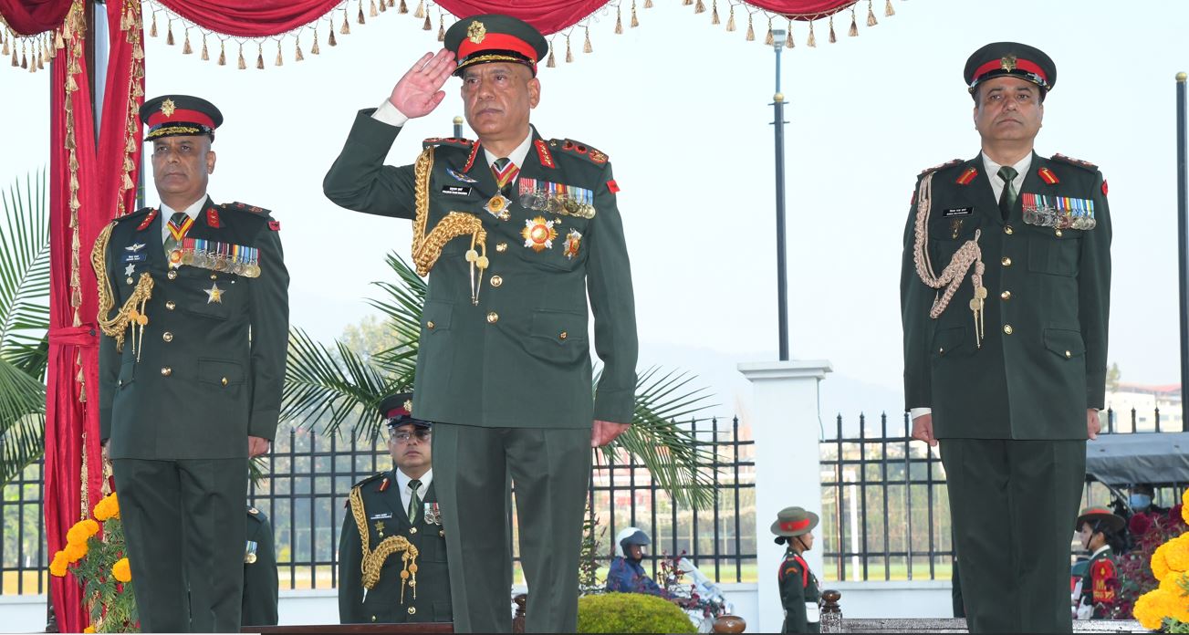 प्रधानसेनापति प्रभुराम शर्मा चीन प्रस्थान