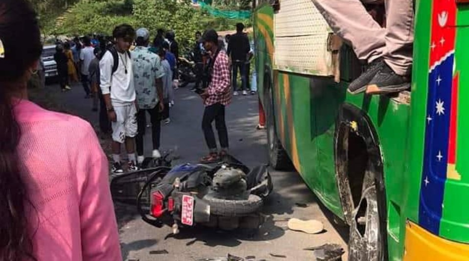 पोखरामा नगरबसको ठक्करबाट एकको मृत्यु