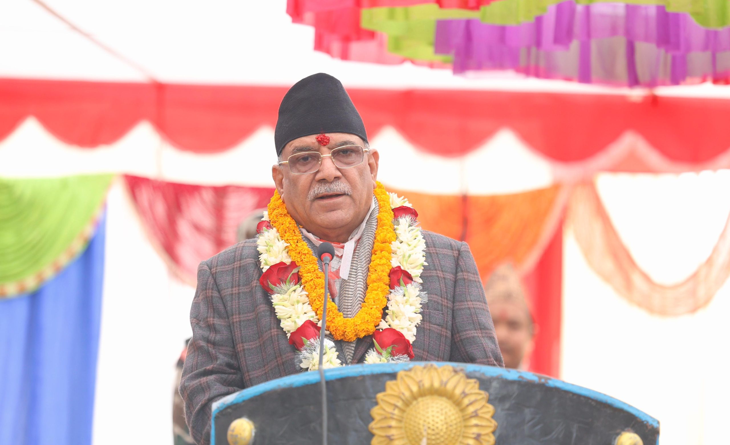 लोकतान्त्रिक गणतन्त्रविरूद्ध भ्रम छर्ने दुस्साहस भइरहेको छ: प्रचण्ड